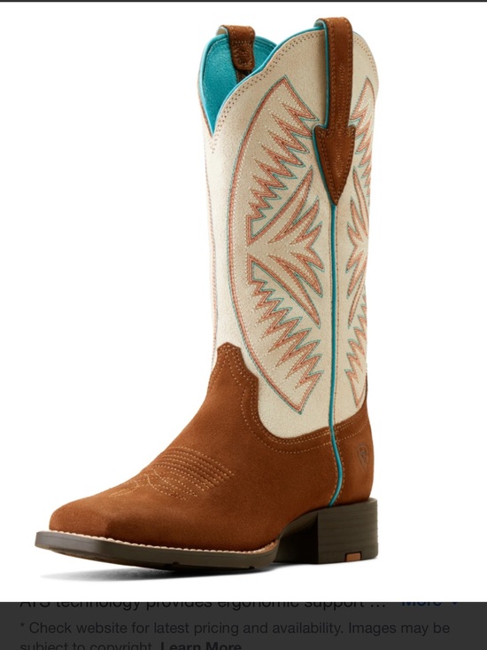 Ariat Shoes - Ariat Round Up Ruidoso Square Toe Boots Size-7